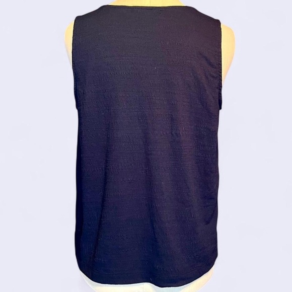 Banana Republic Navy Blue Sleeveless Top - Picture 2 of 4